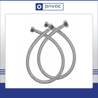 Tuyaux de raccordement flexibles en acier inoxydable tressé non magnétique SS304 pour entrée de bassin