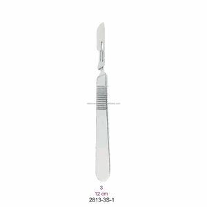Mango de bisturí dental de 12cm, instrumento quirúrgico de acero inoxidable, silla dental de clase II, uso certificado CE, OEM privado - Product Image 5