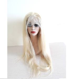 Cabello humano liso Rubio vietnamita Peluca de encaje Full HD y cabello de color piano - Product Image 1