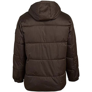 Vestes d'hiver sur mesure, col montant, design à capuche, séchage rapide, respirantes, imperméables, tissu en toile 100% polyester, pour hommes - Product Image 6