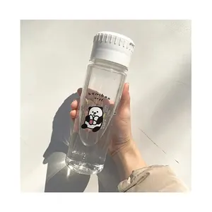 Botol air promosi penjualan terbaik Korea OEM dengan tutup botol minum plastik Tritan botol air dibuat di Korea