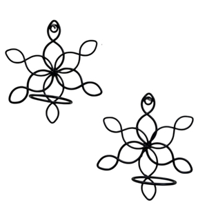 Vintage Black Metal Iron <b>Candle</b> Holder with Leaf Design Prime Quality Wall Hanging Home Decor for Birthday & Easter Occasions - Product Image 5