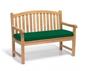 Chaises de salle à manger en teck de qualité supérieure avec sièges en mousse souple et tissu lisse - Product Image 1