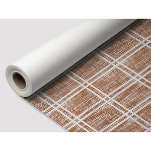 Rollo de Mantel con Estampado de Terracota de Menorca Blanco 1x25m Bambulux Eco B2B - Product Image 1