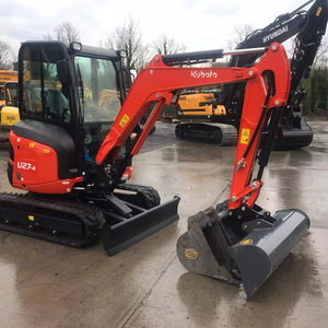 Pour Kubota moteur Mini pelle 3 tonnes U-27 pelle sur chenilles pour ferme usage domestique japonais 3 tonnes Machine utilisée Mini pelle EPA - Product Image 6