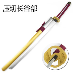 Spada Katana in Legno per Cosplay <span class=keywords><strong>Anime</strong></span> Giapponese <span class=keywords><strong>Samurai</strong></span> - Product Image 3