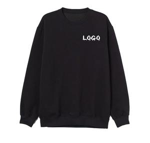 2025สเวตเตอร์สีดำสไตล์โอเวอร์ไซส์ทรงหลวมเปิดไหล่ทรงหลวมสีพื้นสำหรับฤดูใบไม้ร่วงฤดูหนาว - Product Image 1