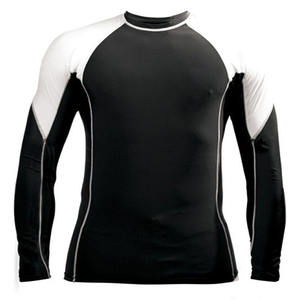 เสื้อรัดกล้ามเนื้อแขนยาวสำหรับผู้ชาย ออกแบบเองได้ตามสั่ง ผลิตจากโรงงาน ขายดีที่สุด สำหรับกีฬา BJJ MMA และกีฬาต่อสู้อื่นๆ อุปกรณ์ป้องกันความปลอดภัย จำหน่ายออนไลน์ - Product Image 6