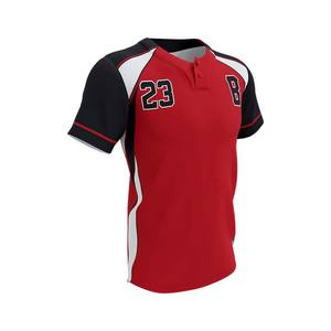 Vente en gros d'uniforme de baseball pour jeunes brodé sur mesure Chemise en jersey vierge bon marché avec impression par sublimation Plus Size Option disponible - Product Image 4