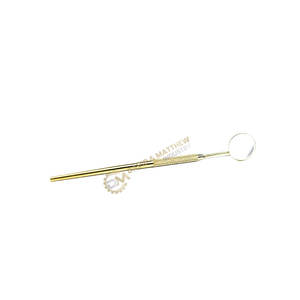 Best Mini Single-Sided Gold Finish Stainless Steel Eyelash Extension <b>Mirror</b> for <b>Pocket</b> Use with Beauty Care and Private Label - Product Image 1