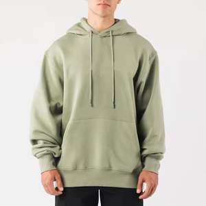 Streetwear de qualité supérieure à épaules tombantes et à double fermeture éclair à la demande des clients pour les hommes à bas prix pour les hommes - Product Image 2
