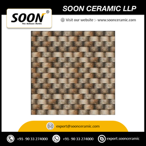 High Quality Soon Ceramic Outdoor Porcelain Floor Tiles 400x400mm 9/12mm Thickness Anti-Slip for Parking Spaces Custom Design - Product Image 2
