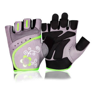 2024 gants de cyclisme demi-doigts pour femmes avec paume et doigt de protection nouveau design moins de mitaines - Product Image 3