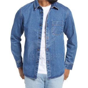 Chaquetas Vaqueras Casuales de Algodón Grueso para Hombre, Hechas en Pakistán, de Primera Calidad, Transpirables, Servicio OEM, Diseño Personalizado, Venta al por Mayor - Product Image 1