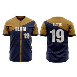 ชุดยูนิฟอร์มเบสบอล/ซอฟต์บอลดีไซน์ทันสมัยทรงเข้ารูปสำหรับทุกเพศ คุณภาพสูง ผลิตตามสั่ง มีไซส์ใหญ่ ผลิตจากโพลีเอสเตอร์ 100% - Product Image 3