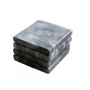 Design fantaisie deux tons en gros sous-verre en marbre naturel forme ronde personnalisée idéale pour la cuisine bureau thé café sous-verres en marbre - Product Image 5