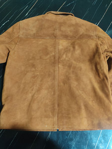 Chaquetas de Piel de Oveja con Cremallera de Primera Calidad, Moda Urbana, Chaqueta de Cuero Genuino, Chaqueta de Gamuza, Venta al por Mayor, Chaqueta Personalizada para Hombre - Product Image 3