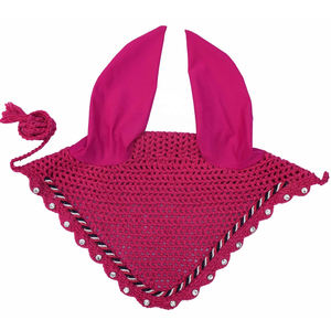 Top Quality Horse Ear <b>Bonnet</b>, Crochet Fly Veil Silent Ear Net Crochet <b>Bonnet</b> with Neoprene Ear Covers, Colorful Horse Ear <b>Bonnet</b> - Product Image 5