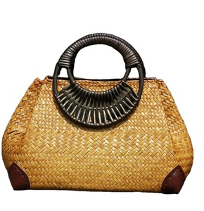 Bolso de Mano de Primera Calidad para Mujer, Bolsos de Mano Vintage de Crochet y Macramé, Bolsos de Playa Directamente del Proveedor Indio - Product Image 1