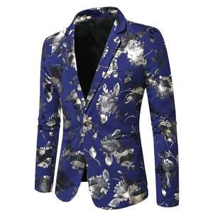 เสื้อเบลเซอร์ผู้ชายคอวี แขนยาว ทรงเข้ารูป สไตล์ลำลอง แฟชั่นทันสมัย คุณภาพสูง ปี 2025  ลายทาง  สำหรับธุรกิจและโอกาสพิเศษ - Product Image 3