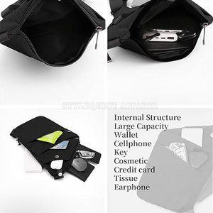 Sac à bandoulière durable de haute qualité pour hommes, nouvelle mode populaire à la mode avec fermeture à glissière, sac à bandoulière en polyester - Product Image 5