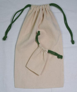 Sac cadeau en toile de coton naturel recyclé imprimé de logo personnalisé pochette de maquillage écologique à fermeture éclair dorée personnalisable - Product Image 4