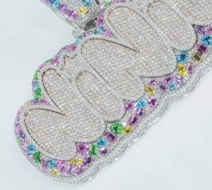 Bijoux pendentif en diamant brillant pour femmes collier de mode adapté au festival de fête de mariage et au but de cadeau - Product Image 6