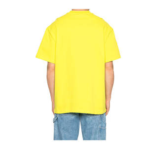 Vente en gros FOB Prix bas T-shirt à col rond oversize uni style hip-hop en jersey simple 100% coton/spandex/polyester à manches courtes pour homme - Product Image 2