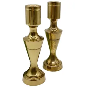 镀金精加工金属蜡烛许愿架桌子摆件圣诞派对装饰金属蜡烛架
