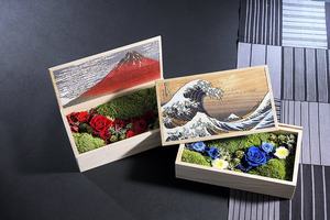 กล่องของขวัญลายดอกไม้ทรงสี่เหลี่ยมตกแต่งด้วยกระดาษแข็งรูปทรงสี่เหลี่ยมดีไซน์ดอกไม้หรูหราขนาดใหญ่ - Product Image 5