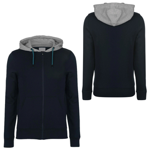 Ensemble de sweat à capuche zippé coupe-vent survêtements de sport personnalisés avec nouveau style de sweat à capuche réfléchissant ensemble de molleton de coton léger vierge pour hommes - Product Image 3