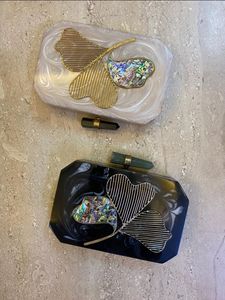 Le Top Tendance Indien De Luxe Personnalisé Résine Couleur avec Luminosité Conception Résine Dames Pochette Sacs À Bandoulière - Product Image 5