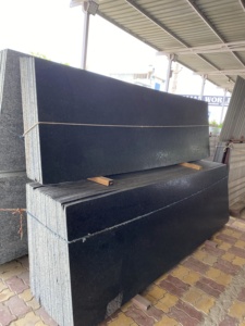 Dalles de granit noir absolu poli de qualité supérieure pour revêtements de sol, design moderne, cuisine et extérieur, toutes tailles disponibles - Product Image 3