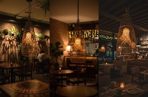 Lampe AGNIRA en rotin artisanal - Product Image 6