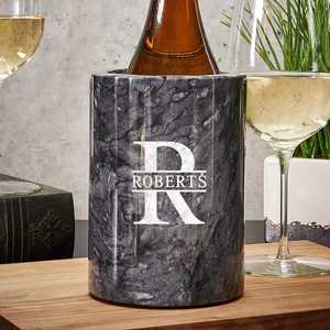 Support de bouteille de vin en marbre, portable, durable, style américain, accessoires de décoration de luxe, l'artisanat Exim - Product Image 2