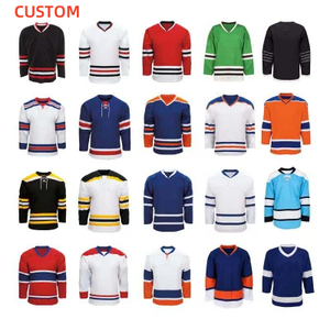 Vente en gros de pratique de haute qualité à quantité minimale de commande bas personnalisé vêtements de hockey pour hommes et femmes maillot de hockey sur glace vierge bon marché pour jeunes - Product Image 3