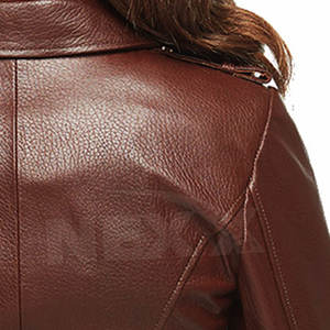 MOQ bajo Chaqueta de cuero para mujer Nueva llegada Chaqueta de cuero para mujer de alta calidad - Product Image 5