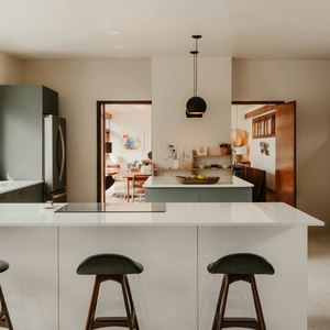 J Pull Handleless Kitchen Doors Integrated Finger Pull <b>Lacquered</b> Cabinet Fronts Made to Measure for Minimal Kitchens - Product Image 1