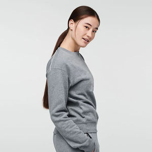 Women's Heavy Weight Fleece Sweatshirts Loose Fit Custom Logo Soft Pullover Jumper Winter <b>Crewneck</b> Printed OEM Wholesale for - Product Image 4