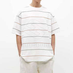 Chemises de mode pour hommes T-shirt surdimensionné Logo personnalisé T-shirts surdimensionnés impression T-shirt noir T-shirts pour hommes de haute qualité - Product Image 5