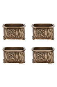 Rond de serviette classique en métal fait à la main avec une touche antique raffinée pour les mariages élégants de repas de famille et les événements haut de gamme - Product Image 6