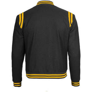 Custom Color Long Sleeve Patch Chenille Embroidery Streetwear Letterman Varsity <b>Jacket</b> For Men women - Product Image 3