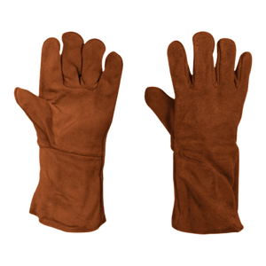 Gants de soudage en cuir de vachette robuste de qualité supérieure, gants de sécurité résistants au feu à étincelle de chaleur industrielle pour le travail à la main - Product Image 6