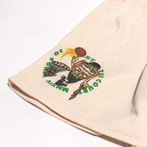 Pantalones Cortos Deportivos para Hombre con Logotipo Personalizado, Cintura Media Elástica, 100% Poliéster, Sublimados, Tejido Transpirable de Secado Rápido, Estilo Urbano, Tallas Grandes - Product Image 5