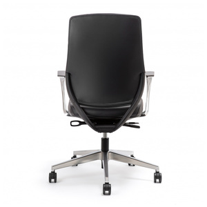 <span class=keywords><strong>Chaise</strong></span> de <span class=keywords><strong>bureau</strong></span> de direction moderne à dossier haut avec pivot ergonomique en PU, appui-tête intégré et inclinaison <span class=keywords><strong>synchrone</strong></span> - Product Image 3