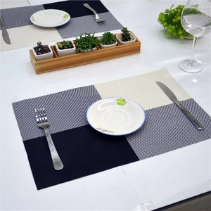 Wholesale 100% <b>Organic</b> Cotton Table Mats Set GOTS Certified Customized Traditional Rectangle Kitchen Accessories Drying Mat - Product Image 1