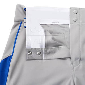 Pantalons de baseball en gros Conception personnalisée Pantalons de baseball légers à quantité minimale de commande bas pour hommes en stock - Product Image 6