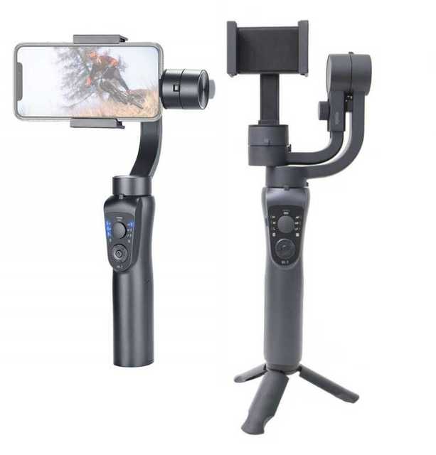 High Quality S5B Camera Gimbal Stabilizer Taking Photo Video Phone Stabilizer with Power Bank Function Tripod