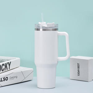 도매 맞춤 로고 40oz 이중벽 단열 텀블러, 안전한 304 스테인리스 스틸 빨대 포함 여행용 커피 머그컵 - Product Image 6