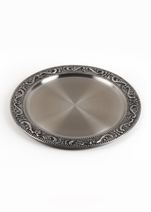 Best Sale Multiple Finishing Design Charger <b>Plate</b> Best for Home Dining Table Decor Design Food <b>Plate</b> Rounded Metal Decor Design - Product Image 4